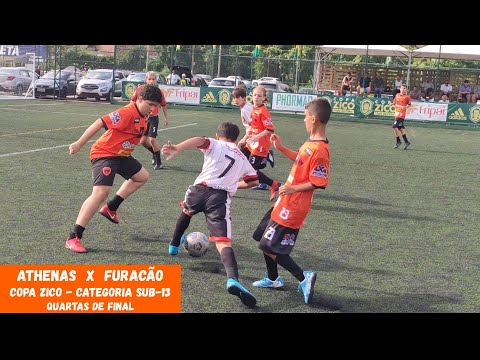 ATHENAS X FURACÃO - 1' TEMPO - COPA ZICO VERÃO  - CATEGORIA SUB-13 - JUIZ DE FORA-MG