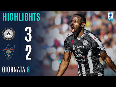 Video highlights della Udinese vs Lecce ( a ) - Giornata 8 - Fantacalcio e fantamedie