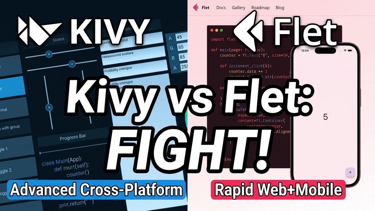 Kivy vs Flet - The Future of Python App Development