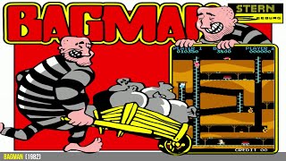 Bagman Arcade Gameplay - Pedestal Arcade Build Launchbox BigBox