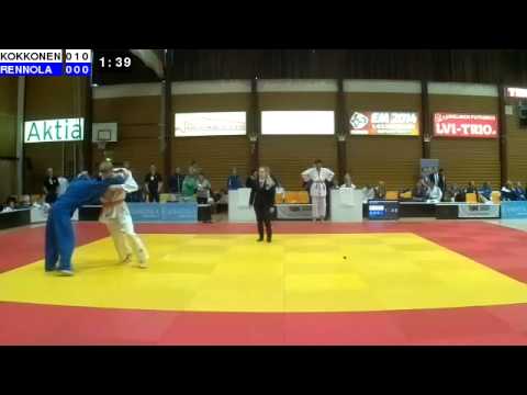 Sovelletun judon SM 2014: Sov M-90: KOKKONEN - RENNOLA