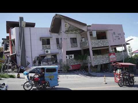 Live: Aftermath of strong earthquake in southern Philippines