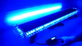 88 LED EMERGENCY BEACON ROOF TOW TRUCK RESPONSE STROBE 47" Blue LIGHT BAR