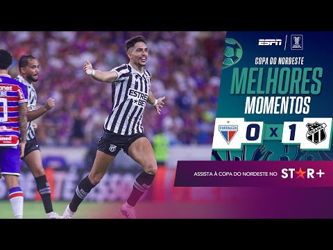 Gols e lances de Fortaleza x Ceará