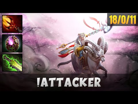 ATTACKER Keeper of the Light MID LANE Gameplay WITH 18 KILLS | Dota 2 Full Game