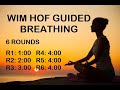 Wim Hof Guided Breathing Technique: 6 rounds. NEW VIDEO with AMBER!!!