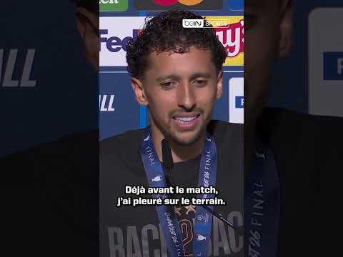 🤩 La joie de Marquinhos qui savoure cette 2ème Ligue des Champions avec le PSG !