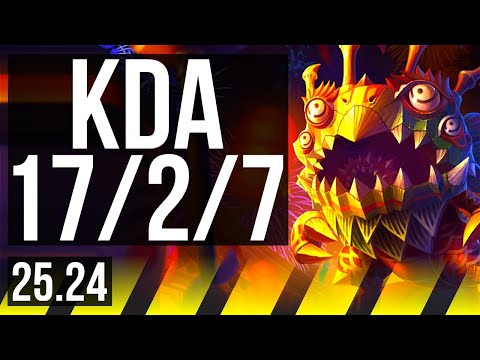 KOG'MAW & Blitzcrank vs APHELIOS & Thresh (ADC) | Good KDA: 17/2/7 | NA Master | 25.24
