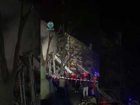 دمار الصواريخ الإيرانية في تل أبيب