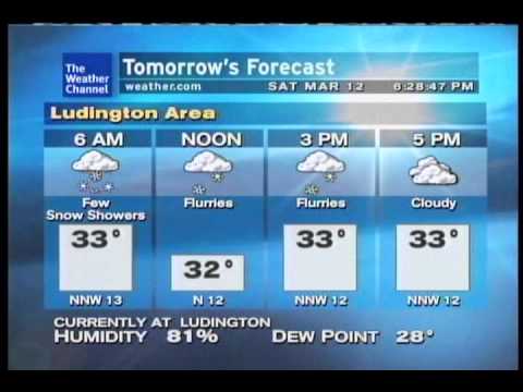 Ludington Weatherstar XL- 3/12/11 18:28 EST
