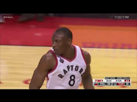 Bismack Biyombo Throws Down Put Back Dunk, Blocks Wade, Then Throws Down Another Dunk