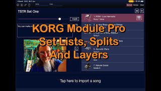 KORG Module Pro Tutorial - Everything You Need To Know About Set Lists. Splits & Layers