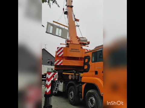 Fertighaus Aufbau - Hausstellung 2 Tage (Bungalow)