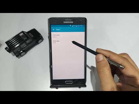 Samsung galaxy note Change Font Size | Samsung galaxy note me Font Size ko Increase kaise karen