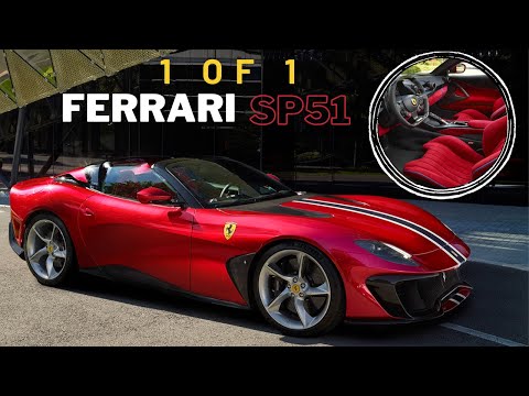 Meet The Ferrari SP51 Roadster One-off Supercar Based From The 812 GTS