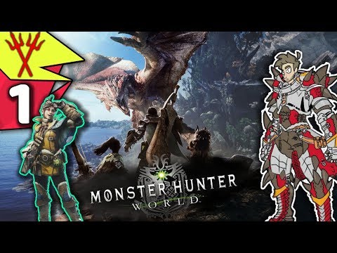 LET THE HUNT BEGIN! Monster Hunter World PS4 PRO Story Playthrough Part 1