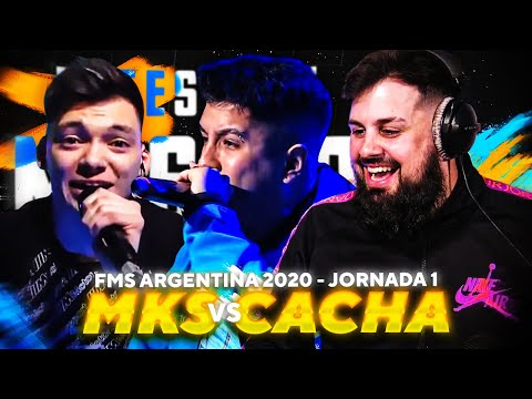 CACHA IS VERY CONSISTENT | REACTION TO MKS vs CACHA FMS Argentina 2020 J1