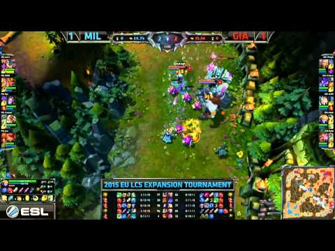 EU LCS Expansion 2015: MIL vs GIA G3 | Millenium vs Giants Gaming G3 (30.11.2014)