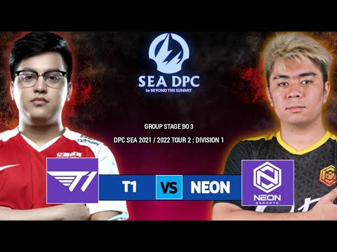 T1 VS NEON ESPORTS - DPC SEA TOUR 2 DIVISION 1 2021/2022