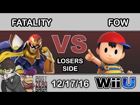 2GGT: ZeRo Saga - FS | Fatality (Captain Falcon) Vs. FOW (Ness) Losers Side - Smash Wii U