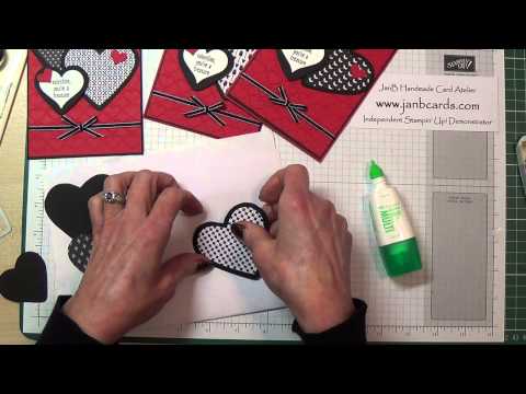 No.45 - Valentine Card - JanB UK Stampin' Up! Demo Independent