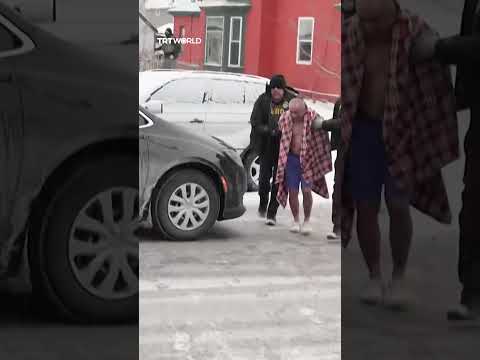 ICE detains elderly man in freezing cold without any coat