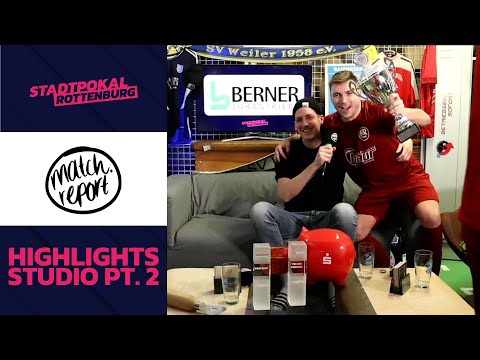 Siegerbier im Studio! Highlights Studio Teil 2 | Stadtpokal Rottenburg 2022