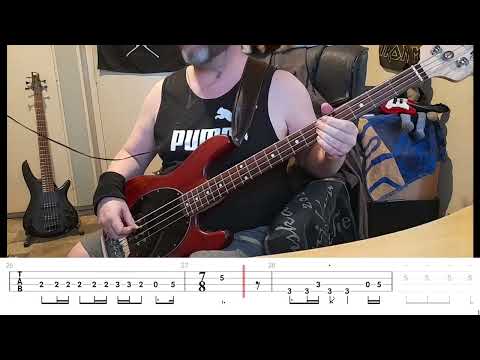 Flogging Molly - Requiem for a Dying Song (Bass Cover w/ Bass Tabs)