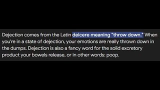 Dejection