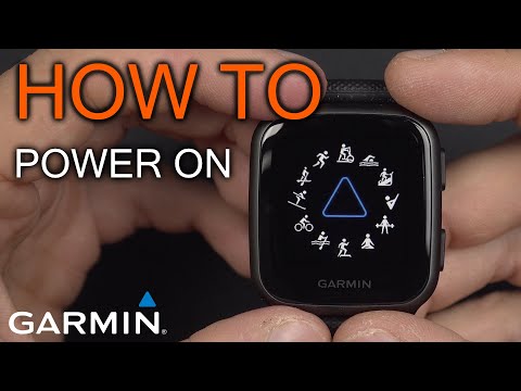 How to Power On Garmin Venu