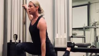 Bulgarian split squats
