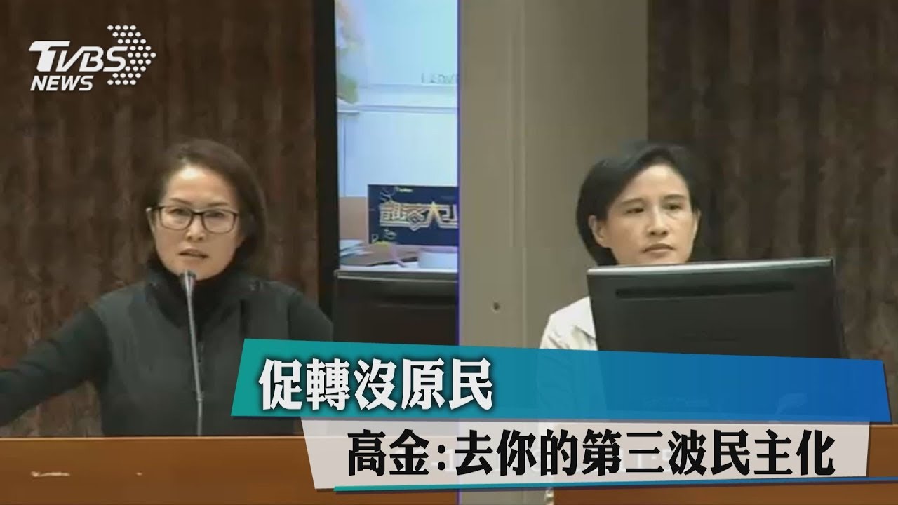 促轉沒原民 高金:去你的第三波民主化