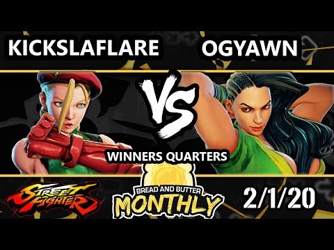 BnB 20 SFV - KicksLaFlare (Cammy) Vs. ogyawn (Vega, Laura) Street Fighter V Winners Quarters