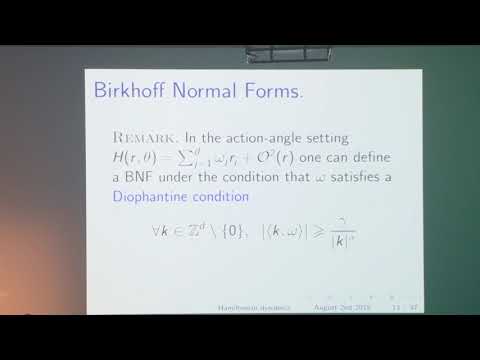 Some questions around quasi-periodic dynamics – Bassam Fayad & Raphaël Krikorian – ICM2018