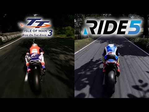 TT Isle of Man 3 vs RIDE 5 | Gameplay Comparison
