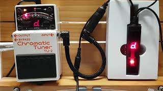 Video thumbnail for pedaltrain SST tuner - Review (vs TU-2) by Solaktion