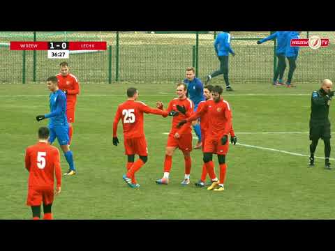 Widzew Łódź - Lech II Poznań 2:0 - Bramka Marka Zuziaka