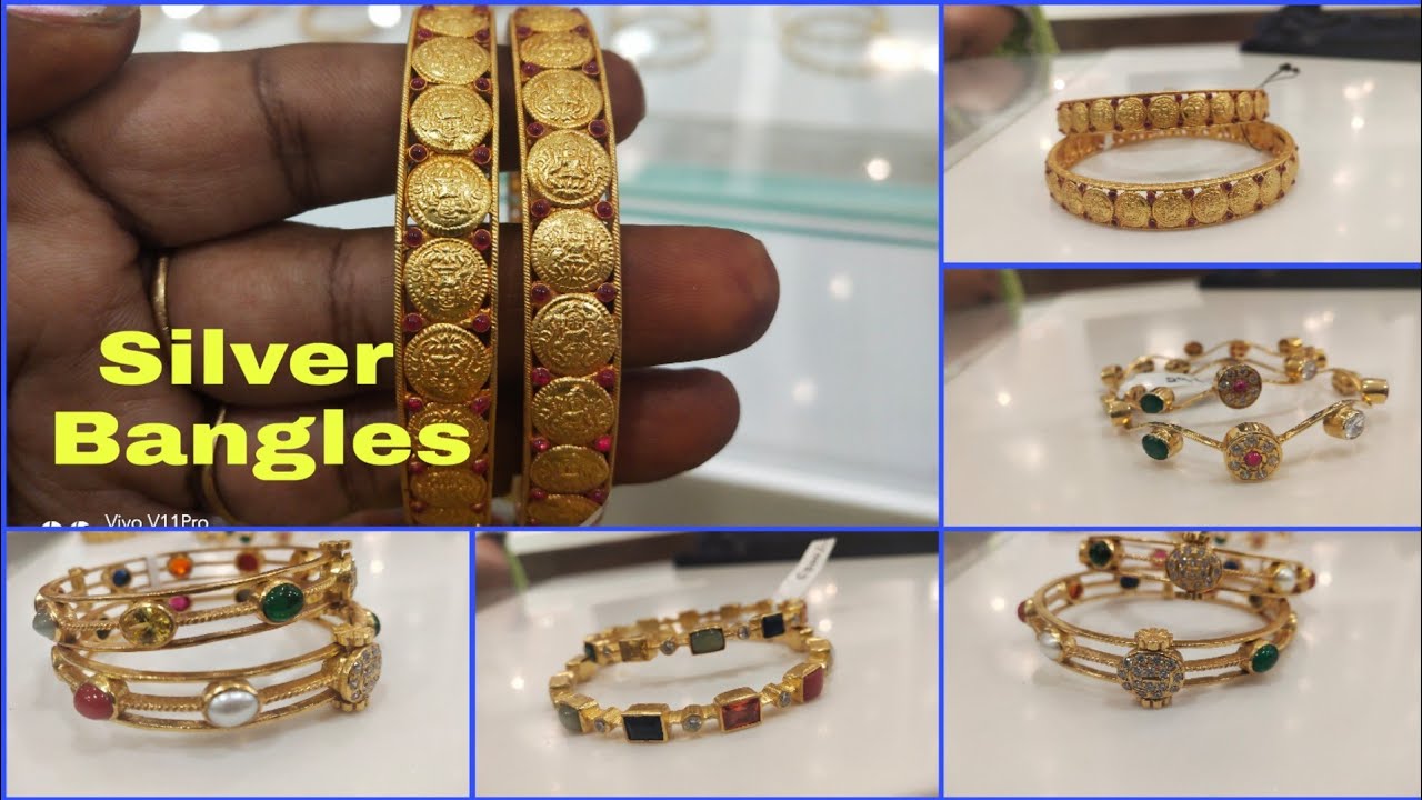 Watch video Gold polish silver bangels with weight and price Now Gold polish silver bangels with weight and price