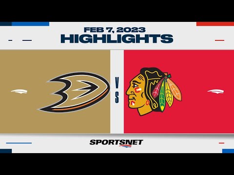 NHL Highlights | Ducks vs. Blackhawks - February 7, 2023