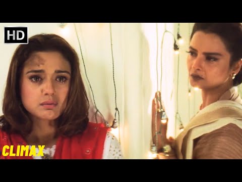Dil Hai Tumhaara Climax Scene - सौतेली बेटी ने दी प्यार की कुर्बानी - Rekha, Preity Zinta, Arjun