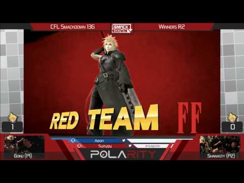 CFL Smackdown 136 WiiU - Goku (Cloud) vs Shanasty (Cloud) - Winners R2