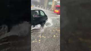 Heavy Rain Leads To Flash Flooding In London
