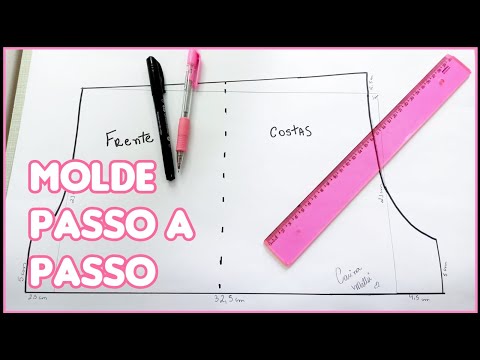 COMO FAZER MOLDE SHORTS INFANTIL 2 ANOS - COM MEDIDAS |CHILDREN'S SHORTS MOLD - WITH MEASUREMENTS