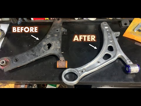 CONTROL ARM UPGRADE- STI FRONT LOWER CONTROL ARMS ON MY WRX