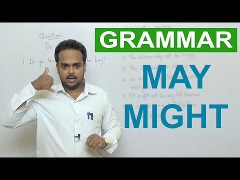 MAY, MIGHT - Basic English Grammar
