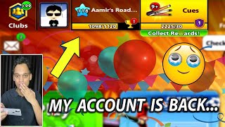 I FINALLY GOT MY ACCOUNT BACK IN 8 BALL POOL..(the legendary Aamir