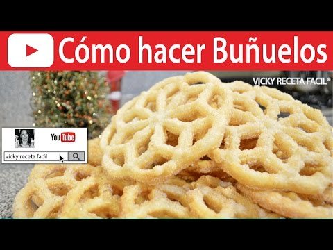 CÓMO HACER BUÑUELOS | Vicky Receta Facil Video