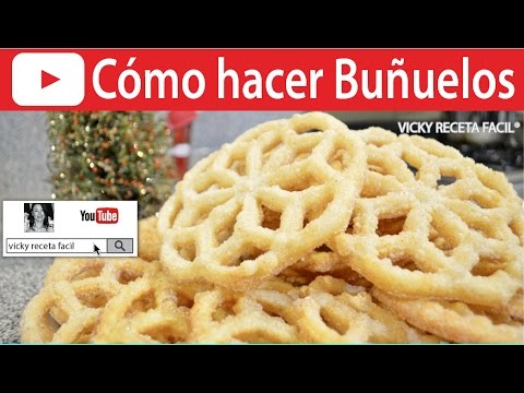 CÓMO HACER BUÑUELOS | Vicky Receta Facil