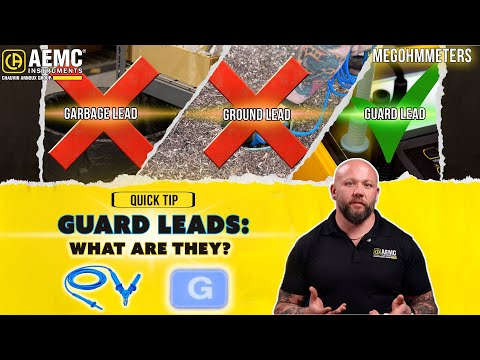 AEMC® Quick Tip- Guard Leads: What are They?