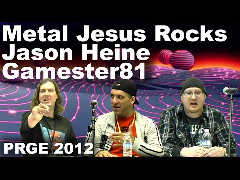 PRGE 2012 - Metal Jesus Rocks, Gamester81, Jason Heine - All Gen Gamers - Portland Retro Gaming Expo